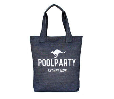 Коттоновая сумка POOLPARTY (pool1-jeans)