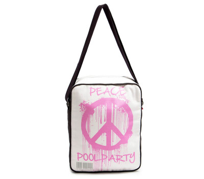 Чоловіча сумка POOLPARTY Peace з ременем на плече (pool-18-peace)