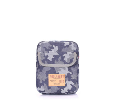 Чоловіча сумка на плече POOLPARTY (extreme-camouflage)