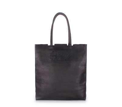 Шкіряна сумка POOLPARTY # 22 (leather-number-22-black)