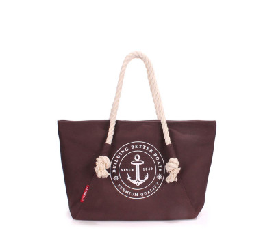 Сумка Breeze з морським принтом (breeze-oxford-brown)