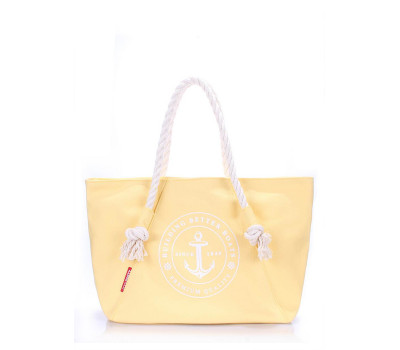 Сумка POOLPARTY з морським принтом (breeze-oxford-yellow)