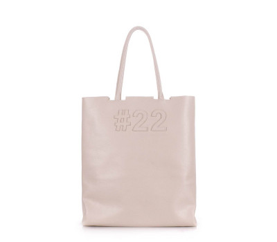 Шкіряна сумка POOLPARTY # 22 (leather-number-22-beige)