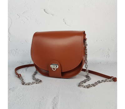 Сумка женская "Кенди" натуральная кожа, гончарная глина