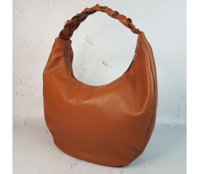 Сумка жіноча "Віола" натуральна шкіра, гончарна глина флотар