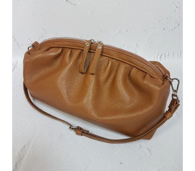 Сумка жіноча "Дива" натуральна шкіра, гончарна глина флотар