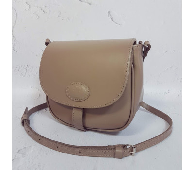 Сумка женская "Римини" натуральная кожа, латте матовая