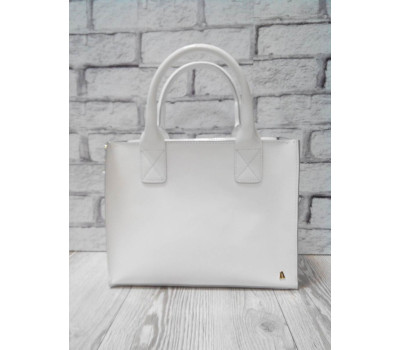 Сумка жіноча "НОВА" натуральна шкіра, біла