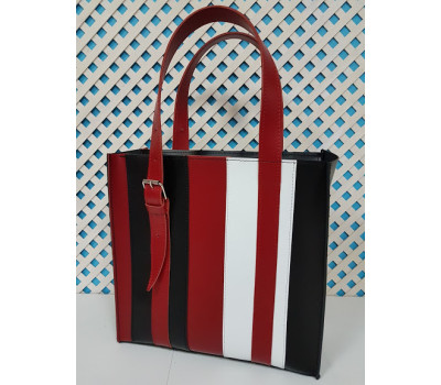 Сумка жіноча "Страйп" натуральна шкіра