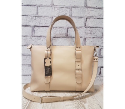 Сумка "Монако" натуральна шкіра, слонова кістка
