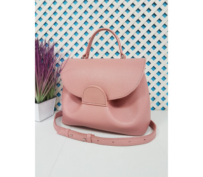 Сумка женская "Фиджи" натуральная кожа, розовый флотар