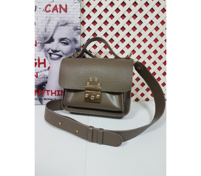 Сумка женская "Бианка" натуральная кожа, капучино матовая