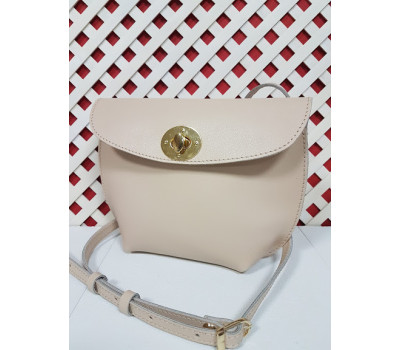 Сумка жіноча "Ліра" натуральна шкіра, слонова кістка