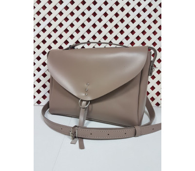 Сумка жіноча "Дороті" натуральна шкіра, латте матова