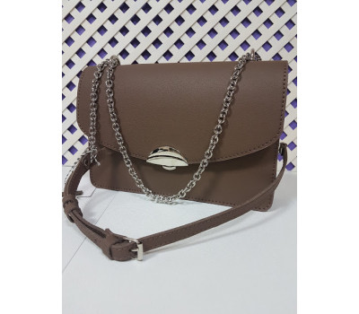 Сумка женская "Богема" натуральная кожа, капучино