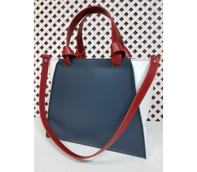 Сумка жіноча "ПРАГМА" натуральна шкіра, комбінована