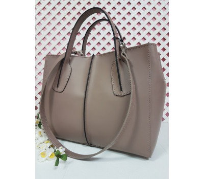 Сумка жіноча "ФОРТА" натуральна шкіра, латте матова