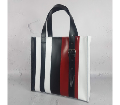 Сумка жіноча "Страйп" натуральна шкіра