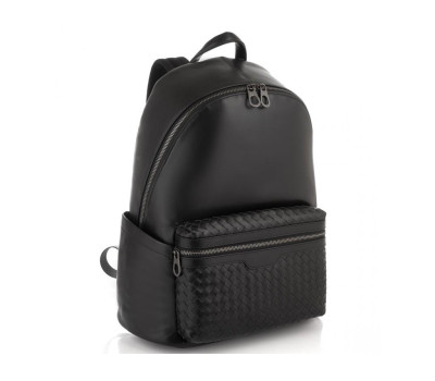 Чоловік шкіряний рюкзак з плетінням Tiding Bag B3-8608A