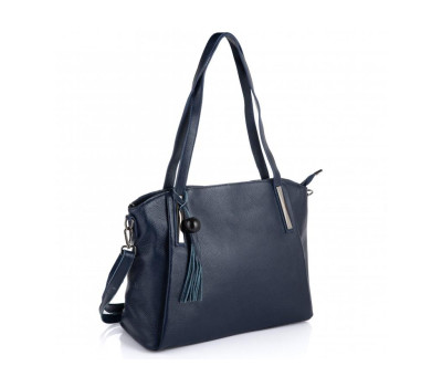 Синя жіноча сумка-шоппер Riche F-A25F-FL-89055WBL