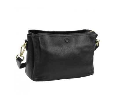 Сумка через плечо из натуральной зернистой кожи Riche F-A25F-FL-571WA