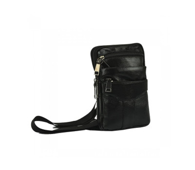 Сумка на пояс из натуральной кожи B7496A