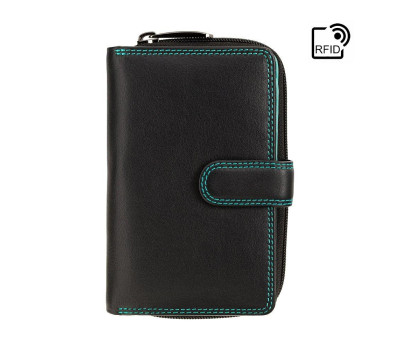 Гаманець жіночий Visconti R13 Carmelo c RFID (Black / Rhumba)