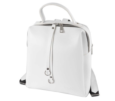 660 рюкзак екошкіра білий Lucherino