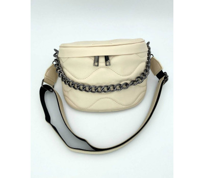 Женская сумка «Пеги» бежевая WeLassie