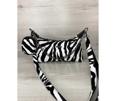 Жіноча сумка «Лойс» зебра WeLassie