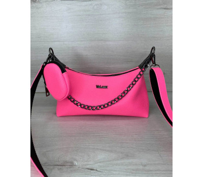 Жіноча сумка «Лойс» малинова WeLassie