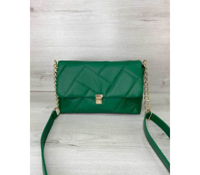 Жіноча сумка «Паркер» зелена WeLassie