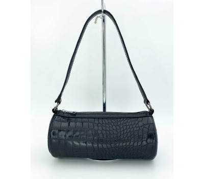Жіноча сумка «Бетсі» чорний крокодил WeLassie