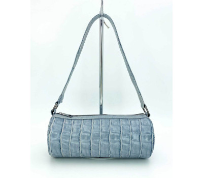 Жіноча сумка «Бетсі» сіроголуба крокодил WeLassie