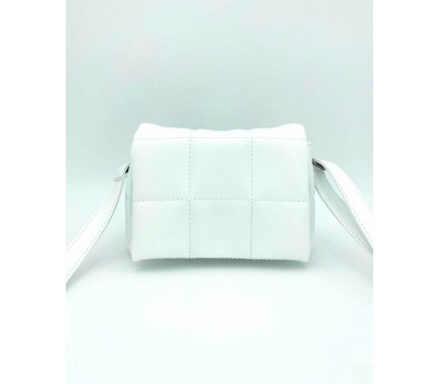 Женская сумка «Дина» белая маленькая WeLassie