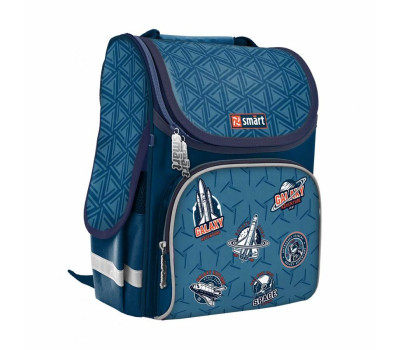 Рюкзак шкільний каркасний SMART PG-11 "Galactic", синій