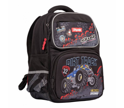 Рюкзак шкільний 1Вересня S-105 "Dirt Track", чорний