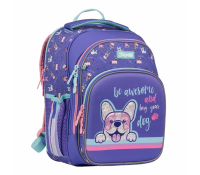 Рюкзак шкільний 1Вересня S-106 "Corgi", фіолетовий