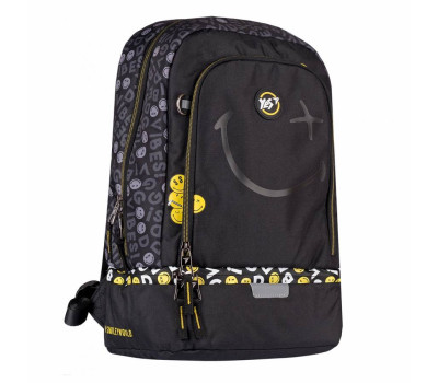 Рюкзак шкільний YES S-79 "Smiley World.Black&Yellow"