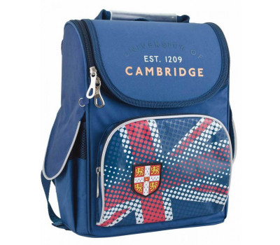 Рюкзак шкільний каркасний  YES  H-11 Cambridge blue, 34*26*14