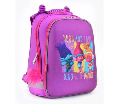 Рюкзак шкільний каркасний 1 Вересня H-12 Trolls, 38*29*15