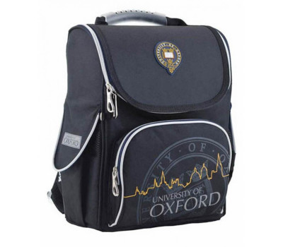 Рюкзак шкільний каркасний  YES  H-11 Oxford black, 34*26*14