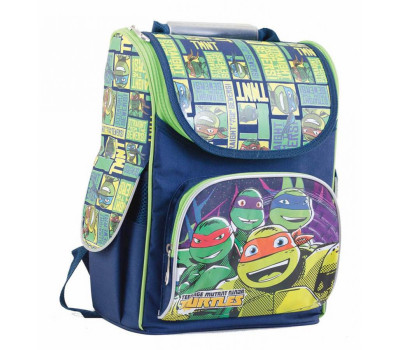 Рюкзак шкільний каркасний 1 Вересня H-11 Turtles, 34*26*14
