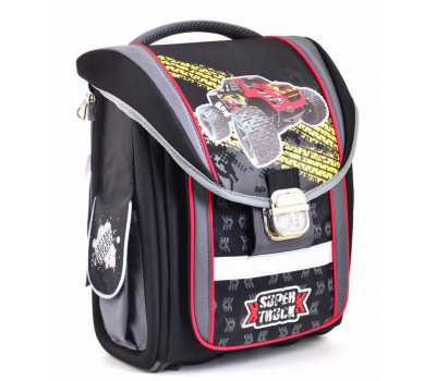 Рюкзак шкільний каркасний YES  Н-14 "Super Truck", 35*23*16см