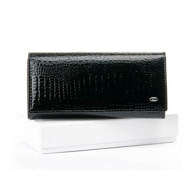 Гаманець LR шкіра лак SERGIO TORRETTI W1-V black Podium