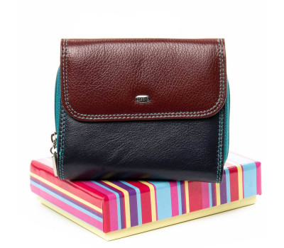 Гаманець Rainbow шкіра DR. BOND WRS-14 date-red