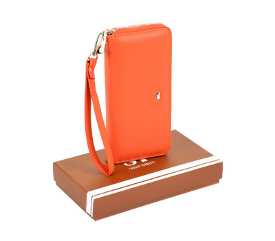 Гаманець ST Жіночий шкірзамінник SERGIO TORRETTI W38 orange Podium