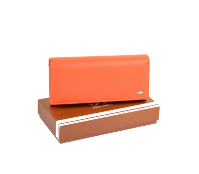 Гаманець ST Жіночий шкірзамінник SERGIO TORRETTI W1-V orange Podium