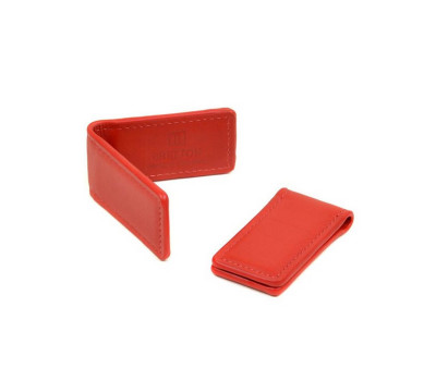 Гаманець Затиск для грошей шкіра BRETTON Clip red