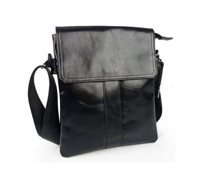 Мессенджер через плече чорний Tiding Bag 8678A